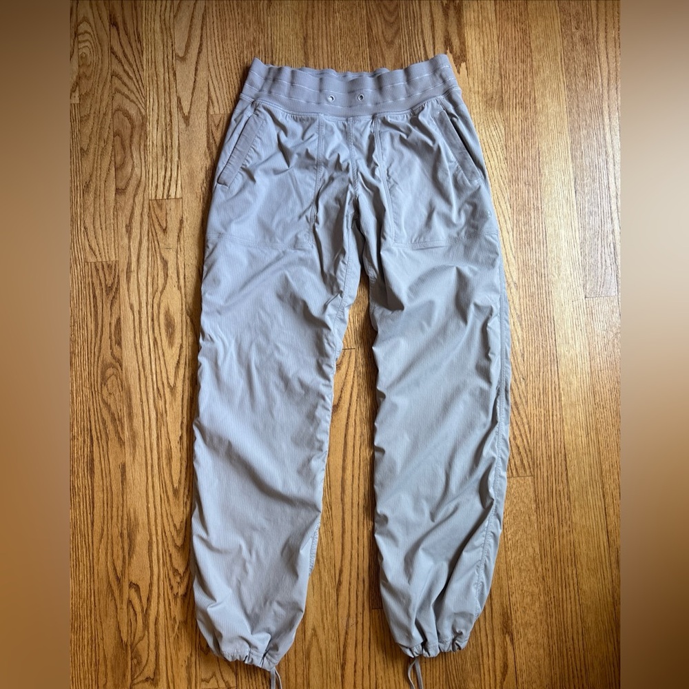 Lululemon Pants Womens 8 Dance Studio III Gray Lined Drawstring